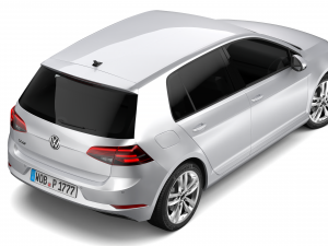 volkswagen golf 2017 3D Model