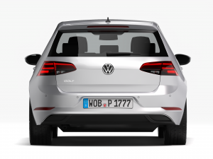 volkswagen golf 2017 3D Model