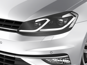 volkswagen golf 2017 3D Model
