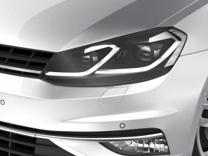 volkswagen golf 2017 3D Model