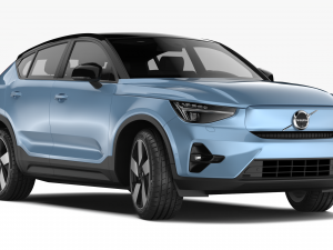 volvo c40 recharge 2022 3D Model