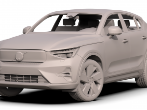 volvo c40 recharge 2022 3D Model