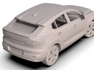 volvo c40 recharge 2022 3D Model