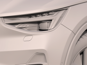 volvo c40 recharge 2022 3D Model
