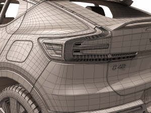 volvo c40 recharge 2022 3D Model