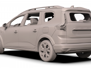 dacia jogger 2022 3D Model