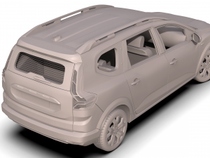 dacia jogger 2022 3D Model