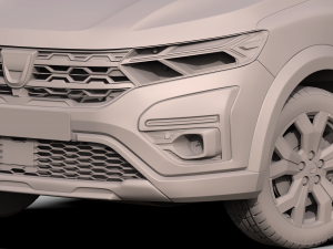 dacia jogger 2022 3D Model