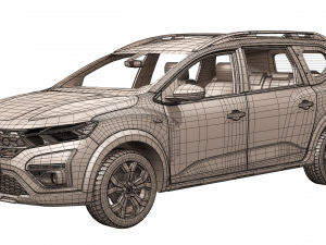 dacia jogger 2022 3D Model