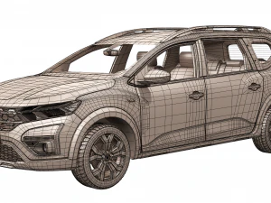 dacia jogger 2022 3D Model