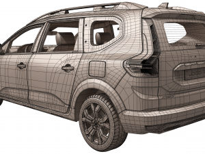 dacia jogger 2022 3D Model