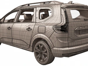 dacia jogger 2022 3D Model