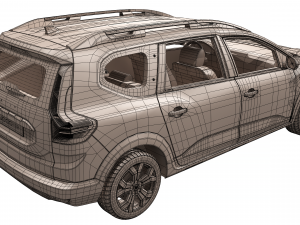 dacia jogger 2022 3D Model