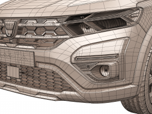 dacia jogger 2022 3D Model