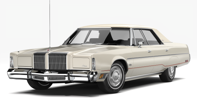 chrysler new yorker brougham sedan 1977 Modèle 3D .c4d .max .obj .3ds .fbx .stl .blend 