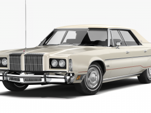 chrysler new yorker brougham sedan 1977 Modèle 3D