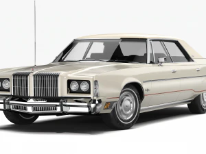 chrysler new yorker brougham sedan 1977 3D Model