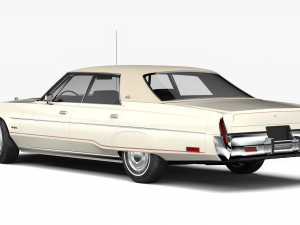 chrysler new yorker brougham sedan 1977 Modèle 3D
