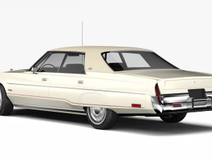 chrysler new yorker brougham sedan 1977 3D Model