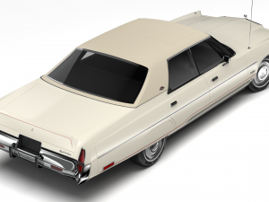 chrysler new yorker brougham sedan 1977 Modèle 3D