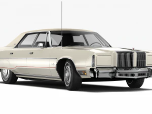 chrysler new yorker brougham sedan 1977 3D Model
