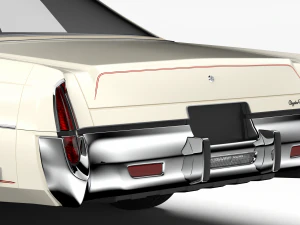 chrysler new yorker brougham sedan 1977 3D Model