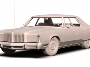 chrysler new yorker brougham sedan 1977 Modèle 3D