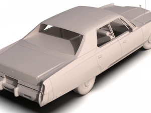 chrysler new yorker brougham sedan 1977 3D Model