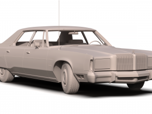 chrysler new yorker brougham sedan 1977 Modèle 3D