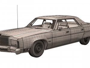 chrysler new yorker brougham sedan 1977 Modèle 3D