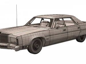 chrysler new yorker brougham sedan 1977 3D Model