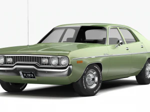 sat&eacute;lite plymouth personalizado 1971 Modelo 3D