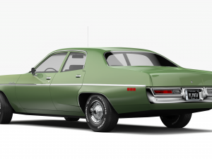 plymouth satellite custom 1971 3D Model