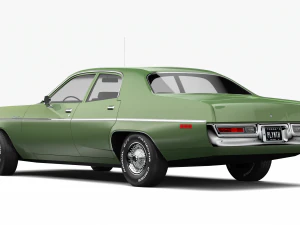 plymouth satellite custom 1971 3D Model