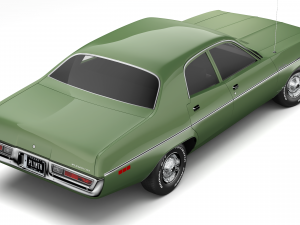 plymouth satellite custom 1971 3D Model