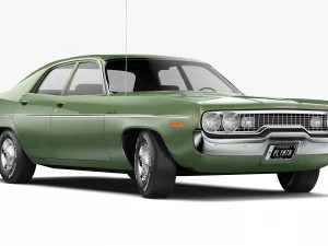 plymouth satellite custom 1971 3D Model