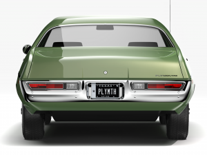 plymouth satellite custom 1971 3D Model