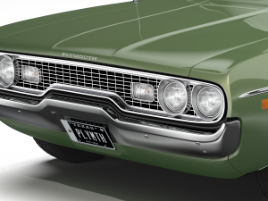plymouth satellite custom 1971 3D Model