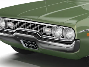 plymouth satellite custom 1971 3D Model