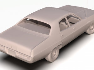 plymouth satellite custom 1971 3D Model