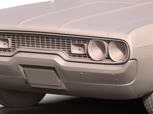plymouth satellite custom 1971 3D Model