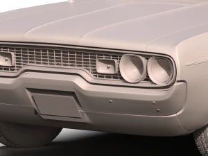 plymouth satellite custom 1971 3D Model