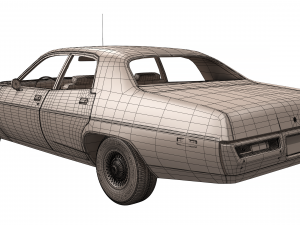 plymouth satellite custom 1971 3D Model