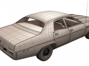 plymouth satellite custom 1971 3D Model