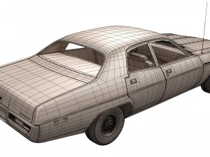 plymouth satellite custom 1971 3D Model