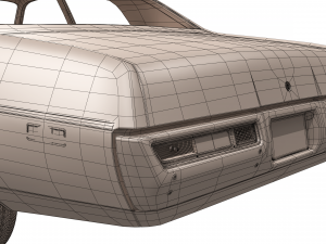 plymouth satellite custom 1971 3D Model