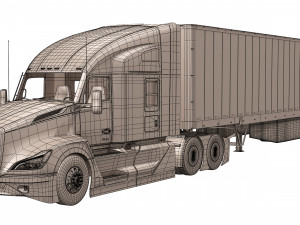 Kenworth T680 Next Gen 2023 Model 3D