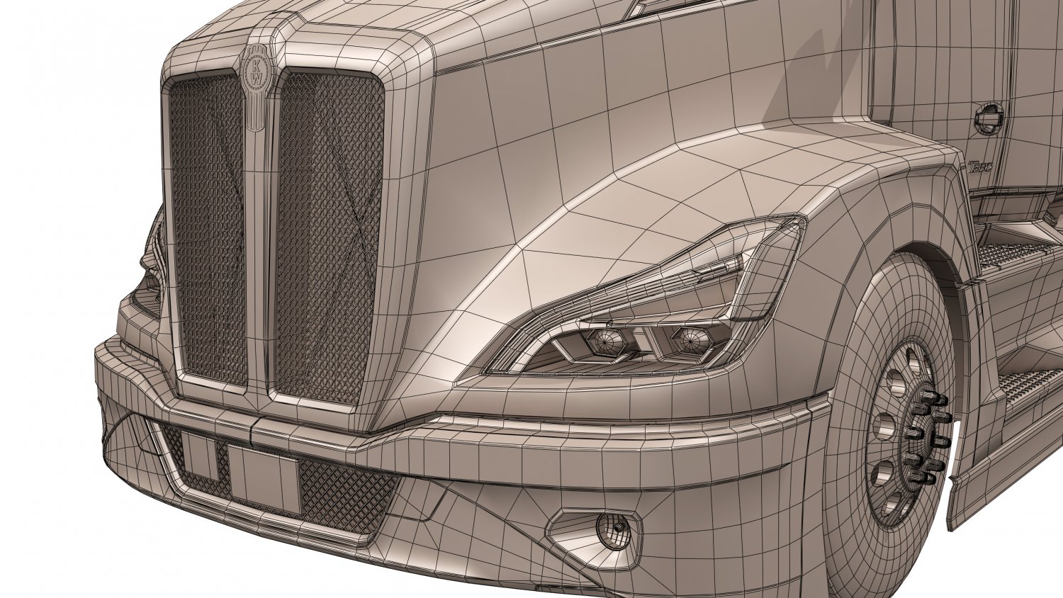 Kenworth T680 Next Gen 2023 3D Model in Truck 3DExport