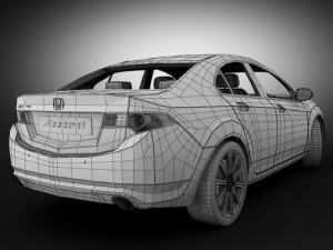 honda accord 2011 Model 3D