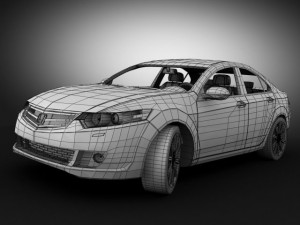 honda accord 2011 Model 3D